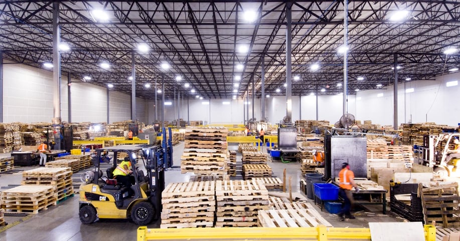 Inside of a 48forty facility