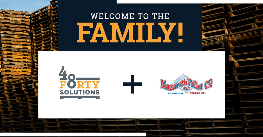 Welcome to the family, Nazareth Pallet Company