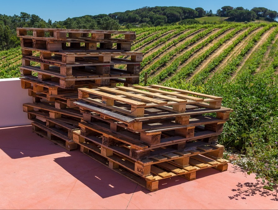 agriculture pallet header