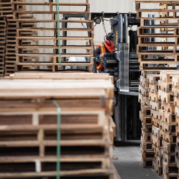 Stacked pallets-1