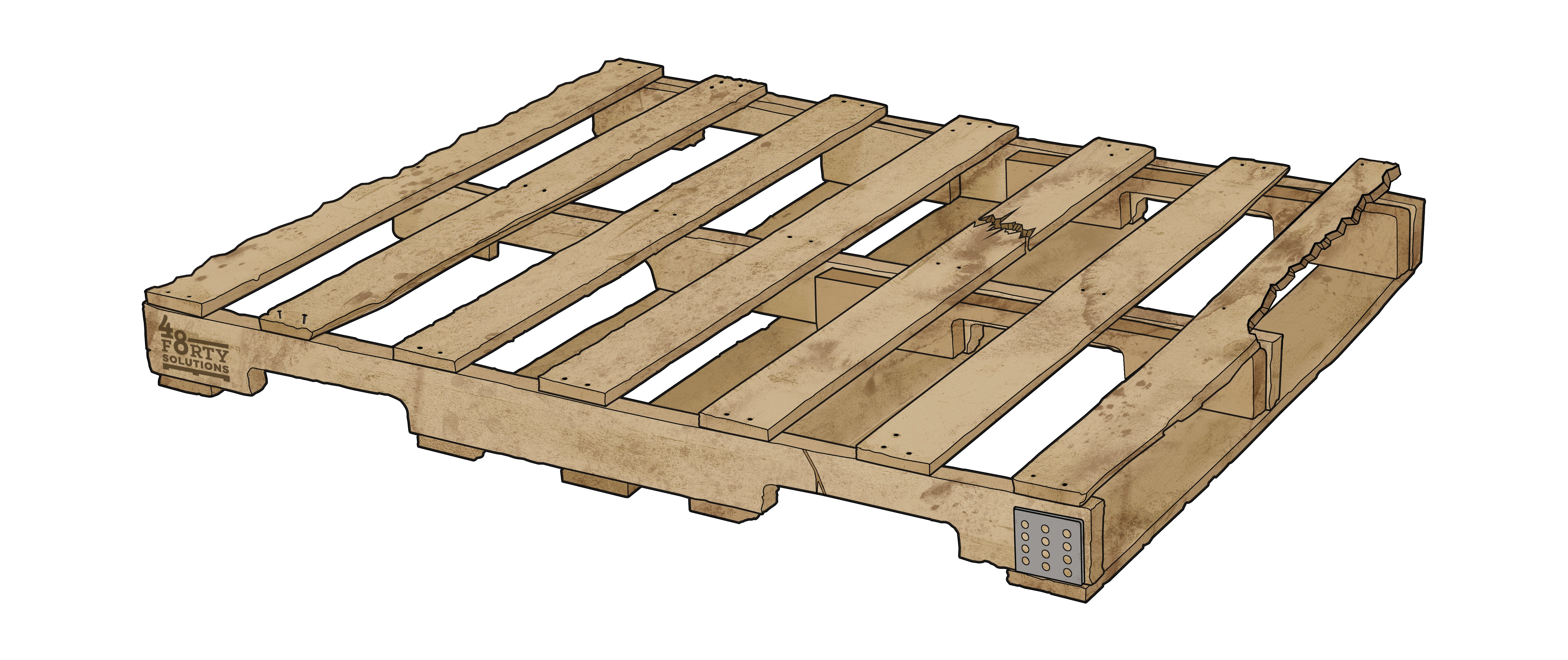 Recycled Pallet Standard B